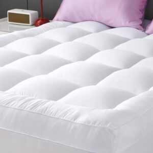 YUGYVOB Queen Size Mattress Topper Extra Thick, Cooling, and Breathable Mattress Pad 8-21" Deep Pocket Soft Down Alternative Fill