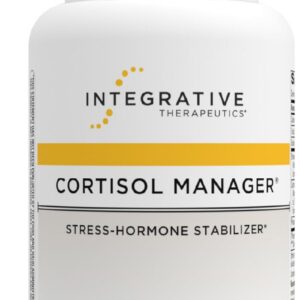 Integrative Therapeutics Cortisol Manager - Balance Cortisol & Support Relaxation for Restful Sleep* - Includes Ashwagandha & L-Theanine for Confidence with Less Stress* - 90 Tablets (45 Servings)