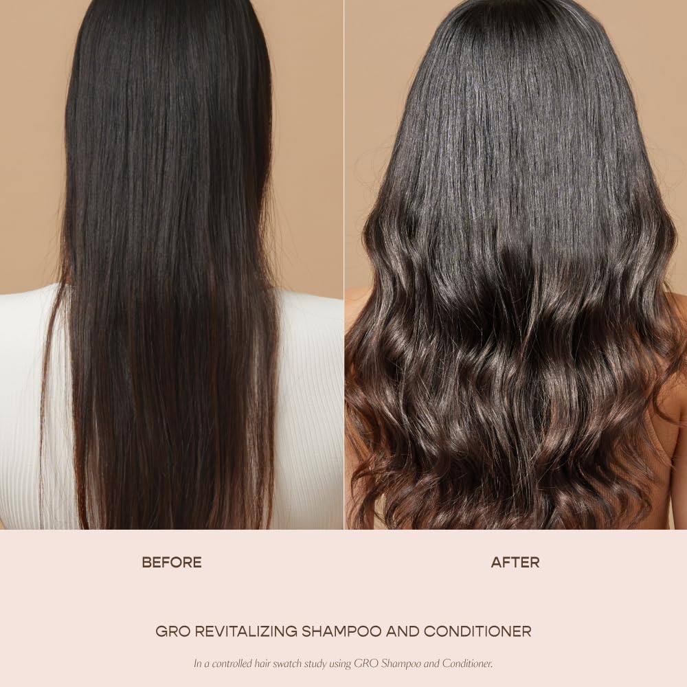 VEGAMOUR GRO Revitalizing Shampoo, Support Thicker, Fuller Looking Hair, Shampoo Formulated Without Sulfates for Thinning Hair with Vegan Keratin, Natural Citrus Scent - Image 3