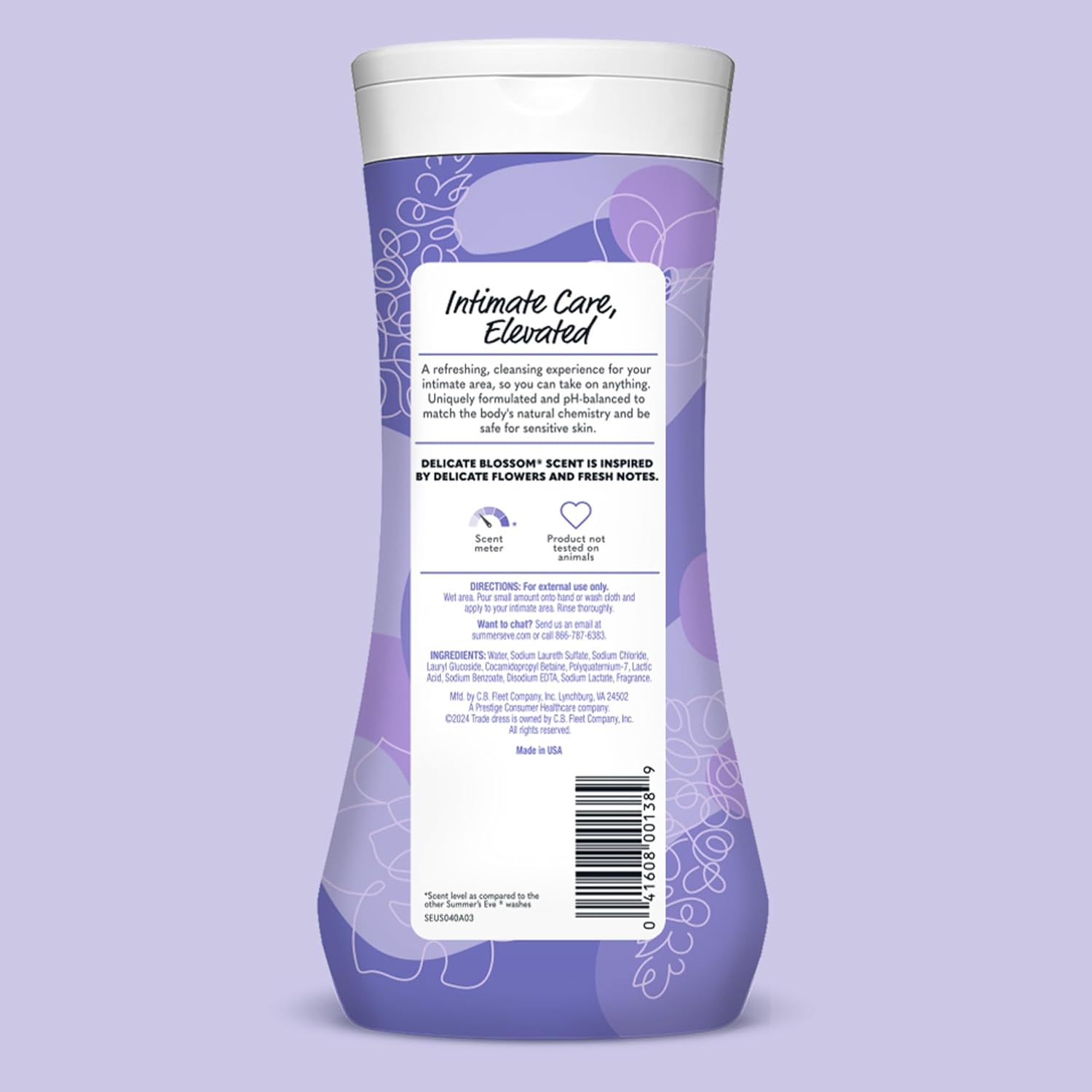 Summer’s Eve Feminine Wash, Delicate Blossom, Daily pH-Balanced Body Wash for Women, Feminine Care to Remove Vaginal Odor, Gynecologist Tested, 15 Fl Oz - Image 7