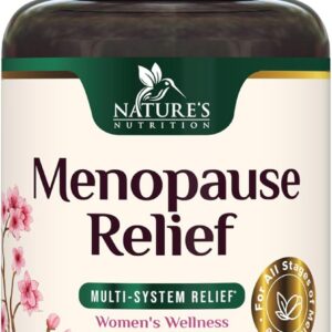 Menopause Supplement for Women - Natural Menopause Relief Support for Mild Hot Flashes & Night Sweats - Best Probiotics for Women, Dong Quai, Black Cohosh, Ashwagandha - Bottled in USA - 120 Capsules