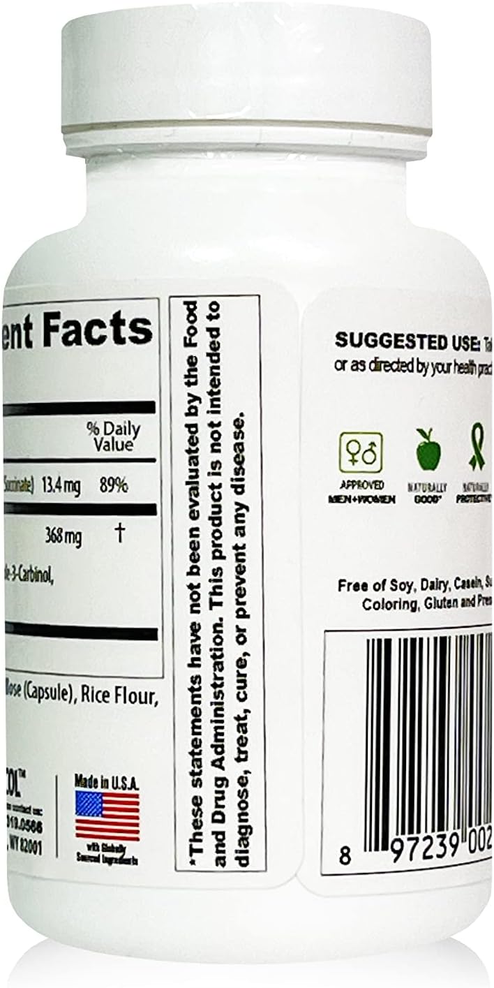 EstroBlock Estrogen Balance Supplement - Maintain Clear Skin, Body Defenses for Women & Men - Delgado Protocol - Original Formula w/No Crystalline DIM Against Dysfunction - 60 Capsules - Image 9