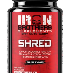 Iron Brothers Thermogenic Fat Burner – Metabolism & Appetite Support – Grains of Paradise, Green Tea & Infinergy Caffeine – Energy & Weight Loss – 60 Veggie Capsules