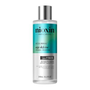 Nioxin Age Defense Shampoo for Aging Hair | Detox Scalp Cleanser with Niacinamide | Deeply Cleanses & Purifies Scalp & Hair | Paraben, Sulfate & Silicone-Free | Daily Use