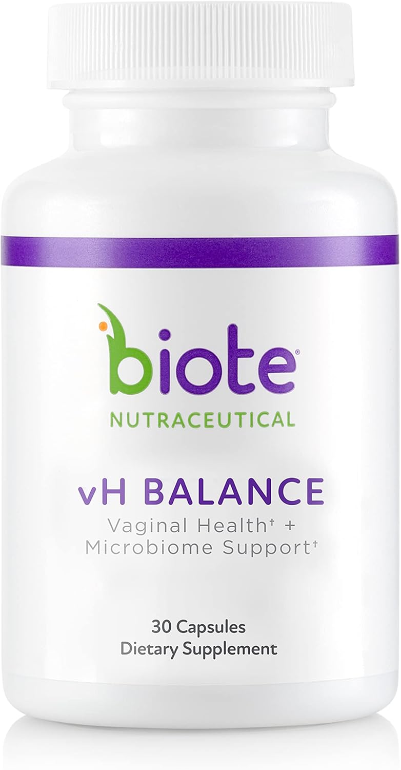 Biote Nutraceuticals - vH Balance - Vaginal Health + Microbiome Support (30 Capsules)