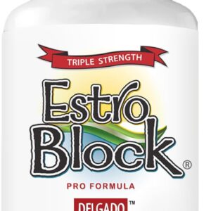 Estroblock PRO Triple Strength - 60 Capsules, DIM & Indole 3-Carbinol for Natural Hormonal Hormone Balance, Acne - Anti Toxic Estrogen Aromatase Inhibitor Blocker. Soy Free, Dairy Free, Non-GMO (1)