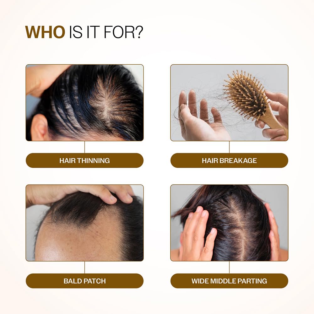 Bare Anatomy Advanced Hair Density Serum | 3% Redensyl, 4% Anagain, 3% Baicapil, 1% Capilia Longa, Rosemary, Biotin & Rice Extract | Reduces Hair Fall, Supports Hair Growth for Men & Women | 30 ml - Image 7