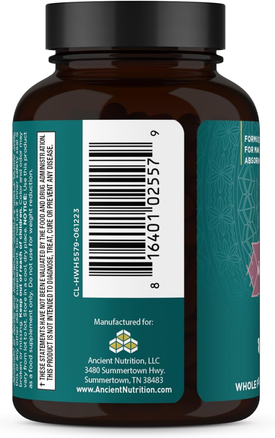 Ancient Nutrition Women's Hormones, Helps Reduce Stress, Supports Energy, Hormone Balance, Gluten Free, Paleo and Keto Friendly, 60 Capsules - Image 2