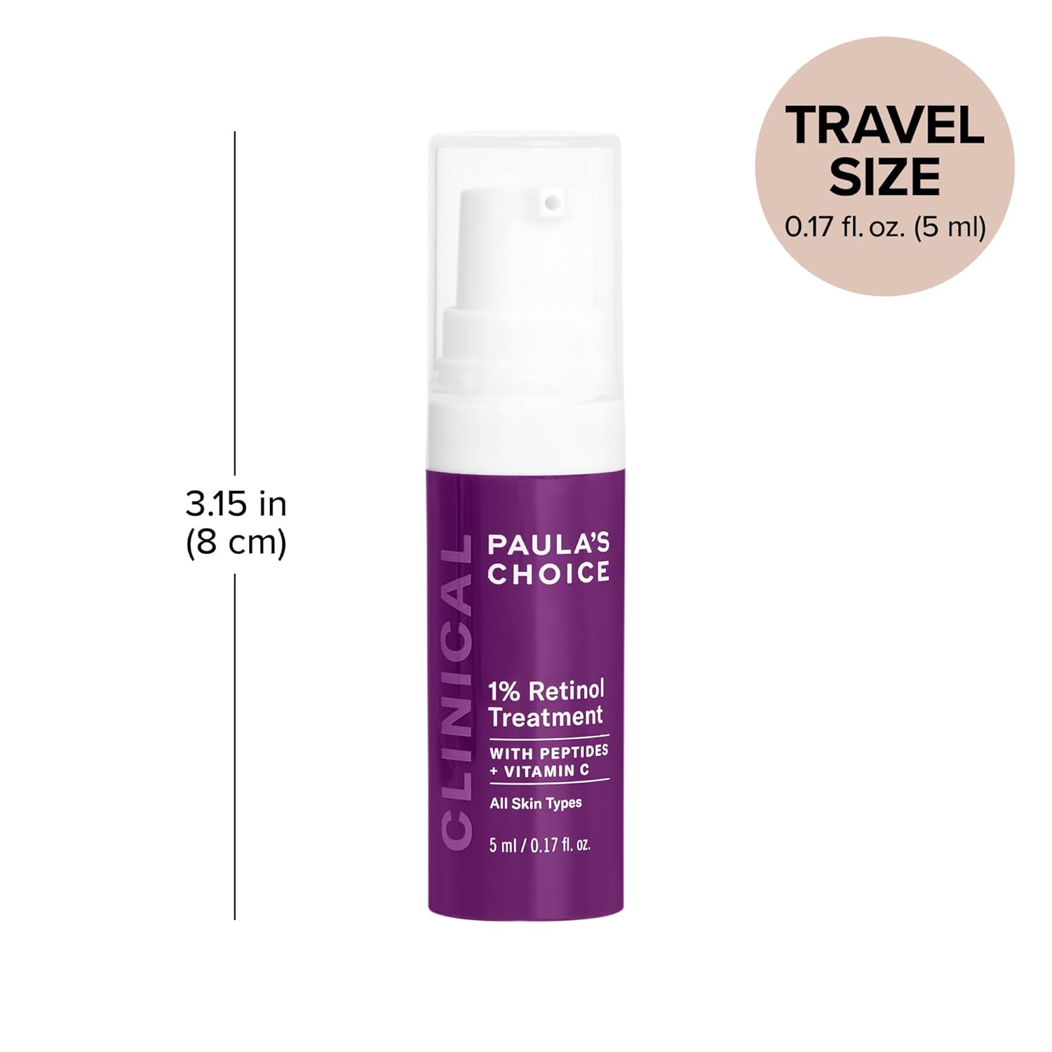 Paula's Choice CLINICAL 1% Retinol Face Treatment with Peptides, Vitamin C & Licorice Extract, Anti-Aging Skin Care Serum, Fine Lines & Wrinkles, Fragrance Free - Image 2