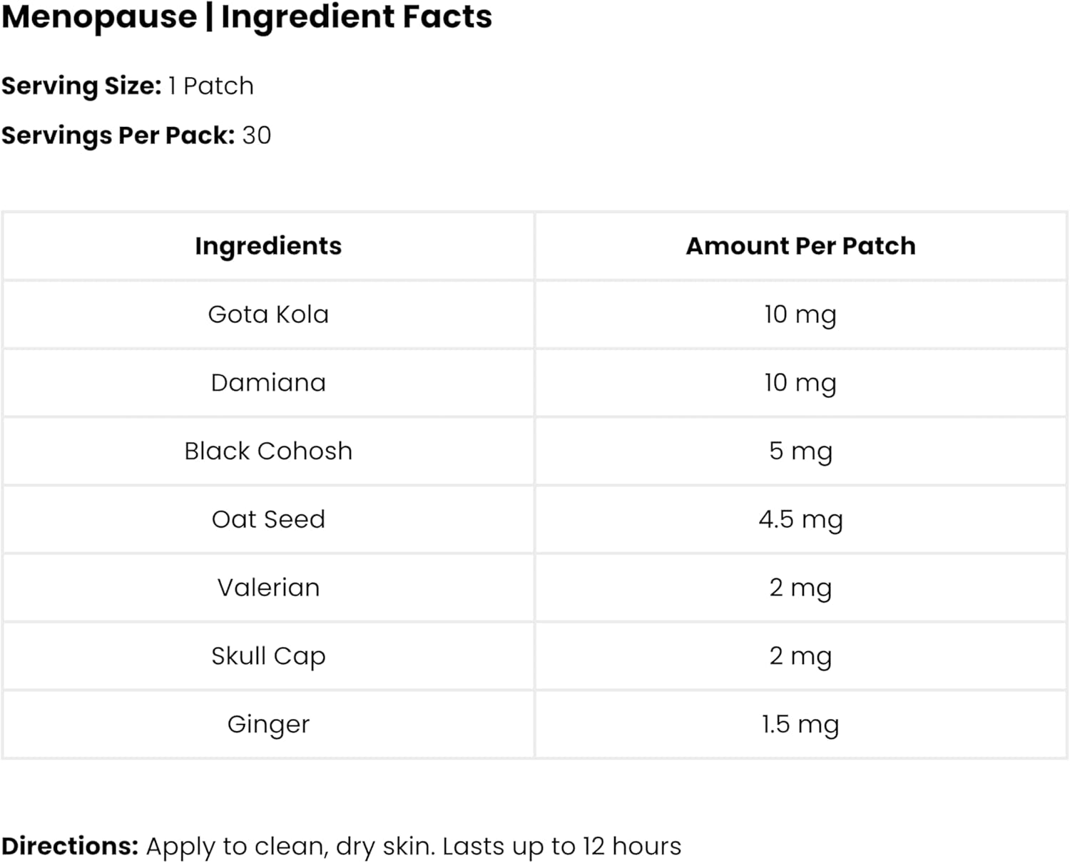 The Patch Remedy Menopause Patch | Black Cohosh, Damiana, Valerian, Ginger | 30 Patches - Image 7