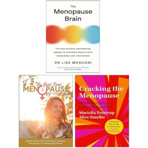 The Menopause Brain, Cracking the Menopause, The Good Food Menopause Diet Cookbook 3 Books Collection Set