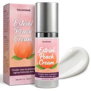 AAN Natural Bioidentical Estriol Cream for Women – Estrogen Support for Menopause Relief, Vaginal Dryness & Itch – Lightweight Hydrating Formula for Daily Feminine Comfort – 1 fl.oz