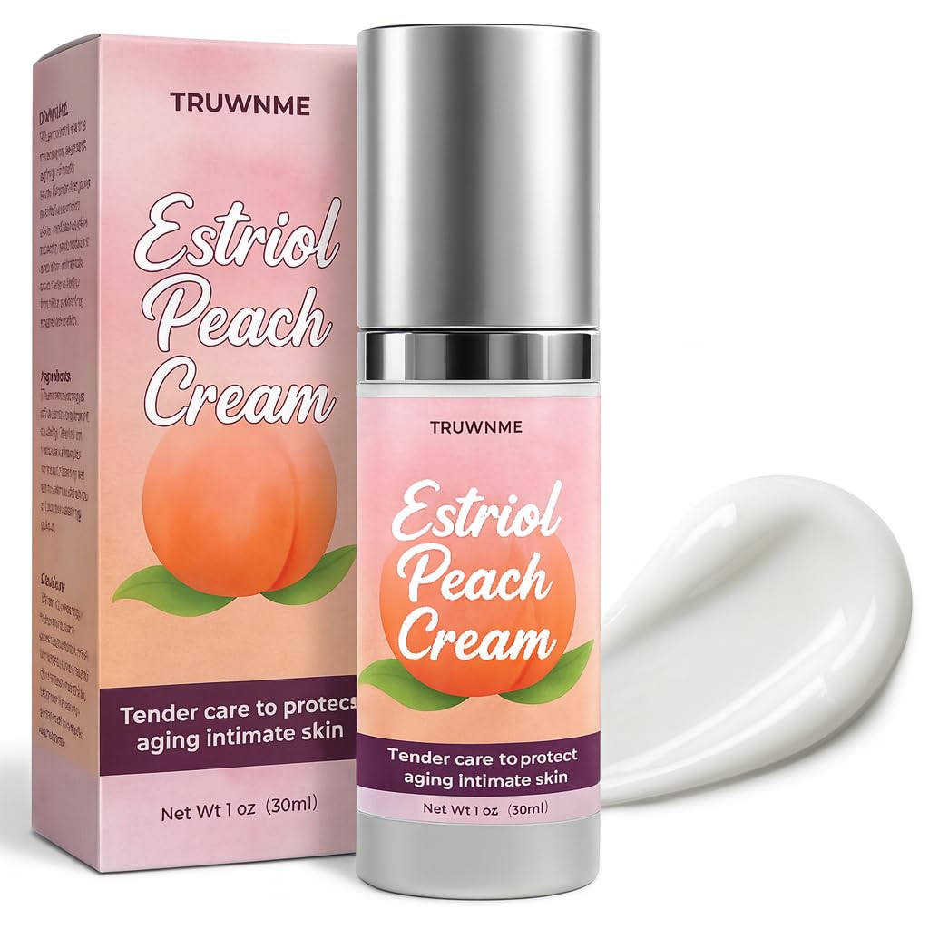 AAN Natural Bioidentical Estriol Cream for Women – Estrogen Support for Menopause Relief, Vaginal Dryness & Itch – Lightweight Hydrating Formula for Daily Feminine Comfort – 1 fl.oz