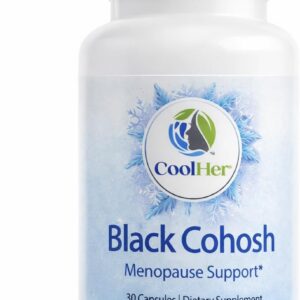 Menopause Support for Women – Hot Flash & Night Sweat Relief – Black Cohosh Supplement – Non-GMO, Gluten-Free – 30 Capsules