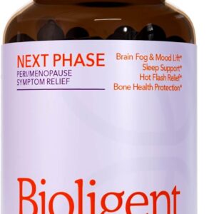Menopause Supplements for Women, Hot Flash, Sleep, Mood & Focus Support, Hormone-Free with Maca, Ginseng, Chamomile & Saffron, Non-GMO, 60 Capsules, 30 Day Supply