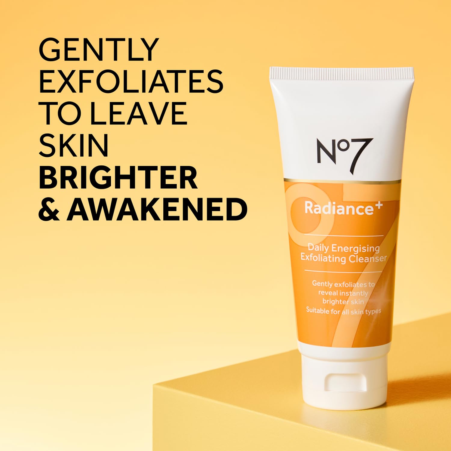 No7 Radiance Trio Gift Set - Includes Radiance+ Brightening Vitamin C Face Moisturizer, 15% Vitamin C Facial Serum, and Daily Energizing Exfoliating Face Wash (3 pieces) - Image 5