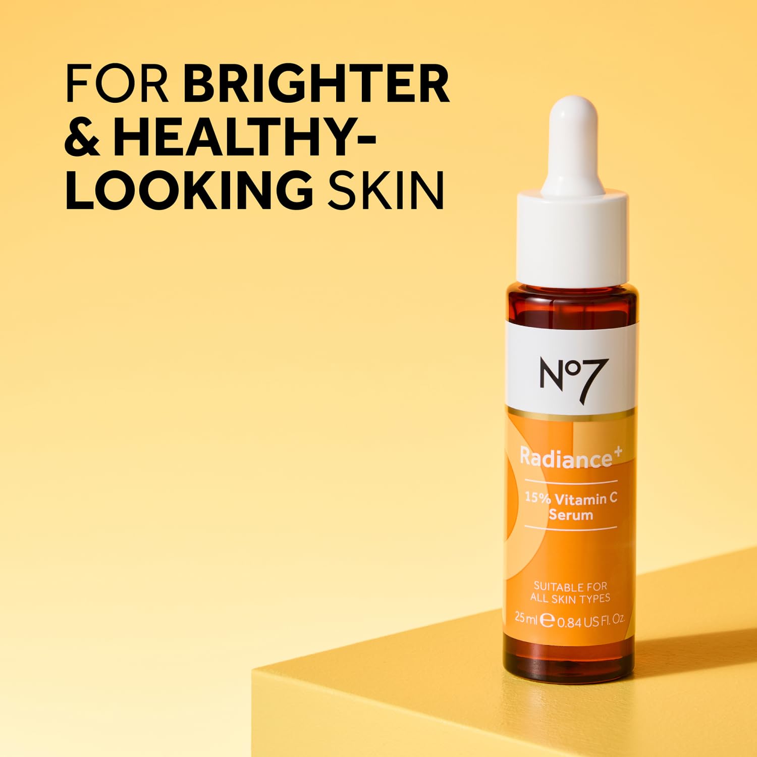 No7 Radiance Trio Gift Set - Includes Radiance+ Brightening Vitamin C Face Moisturizer, 15% Vitamin C Facial Serum, and Daily Energizing Exfoliating Face Wash (3 pieces) - Image 7
