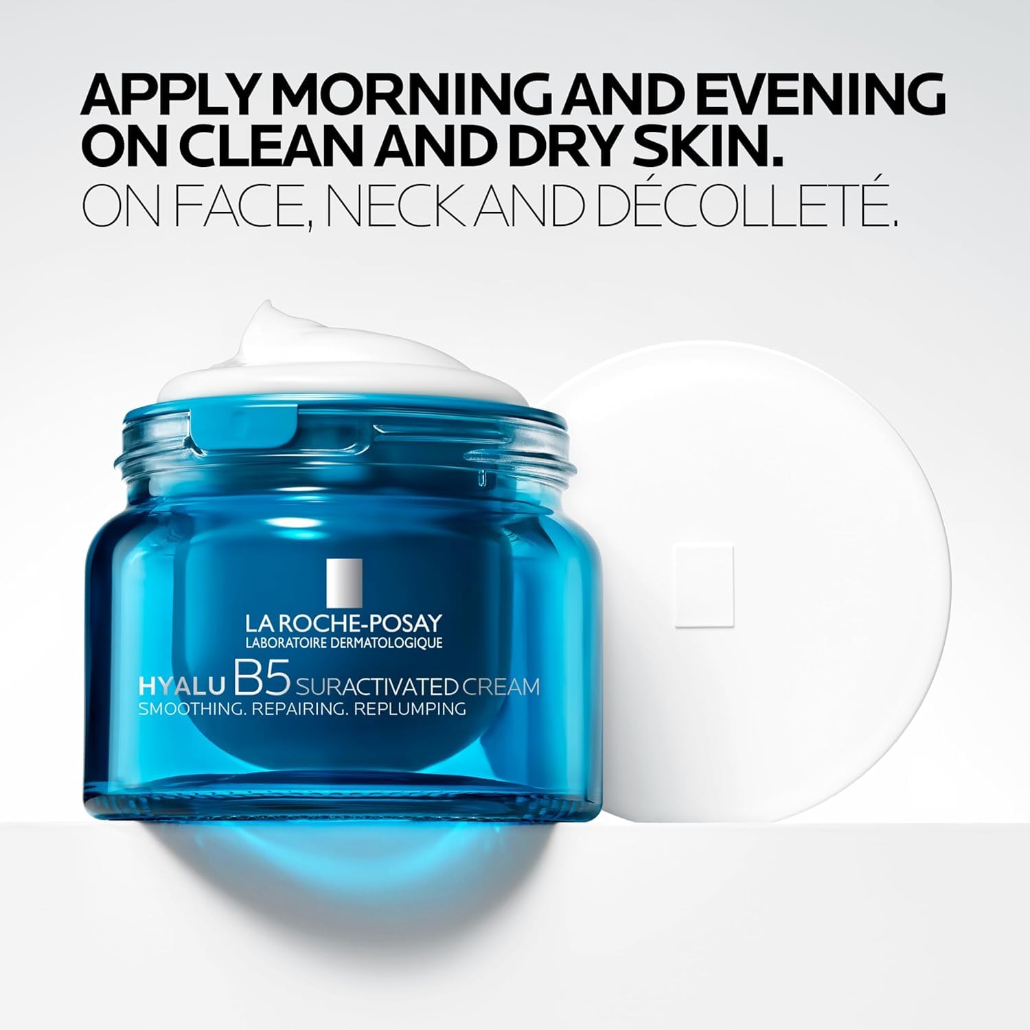 La Roche-Posay Hyalu B5 Suractivated Anti-Aging Face & Neck Cream, Firming Face Moisturizer With 3 Types of Hyaluronic Acid for All Skin Types, 72hr Hydration + Anti-Wrinkle, 1.7 fl oz - Image 7