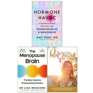 Hormone Havoc, The Menopause Brain & The Good Food Menopause Diet Cookbook 3 Books Collection Set