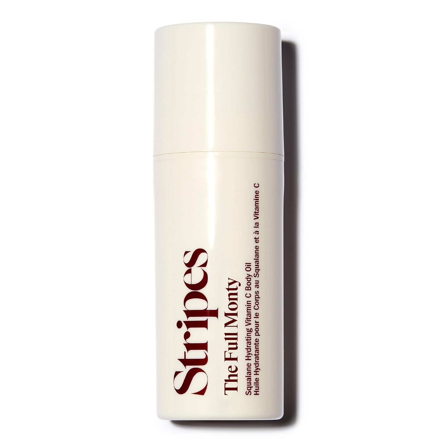 Stripes Naomi Watts The Full Monty Post Shower Body Oil To Brighten Hydrate With Squalane Vitamin C Improve Skin Softness Elasticity Moisture Balance