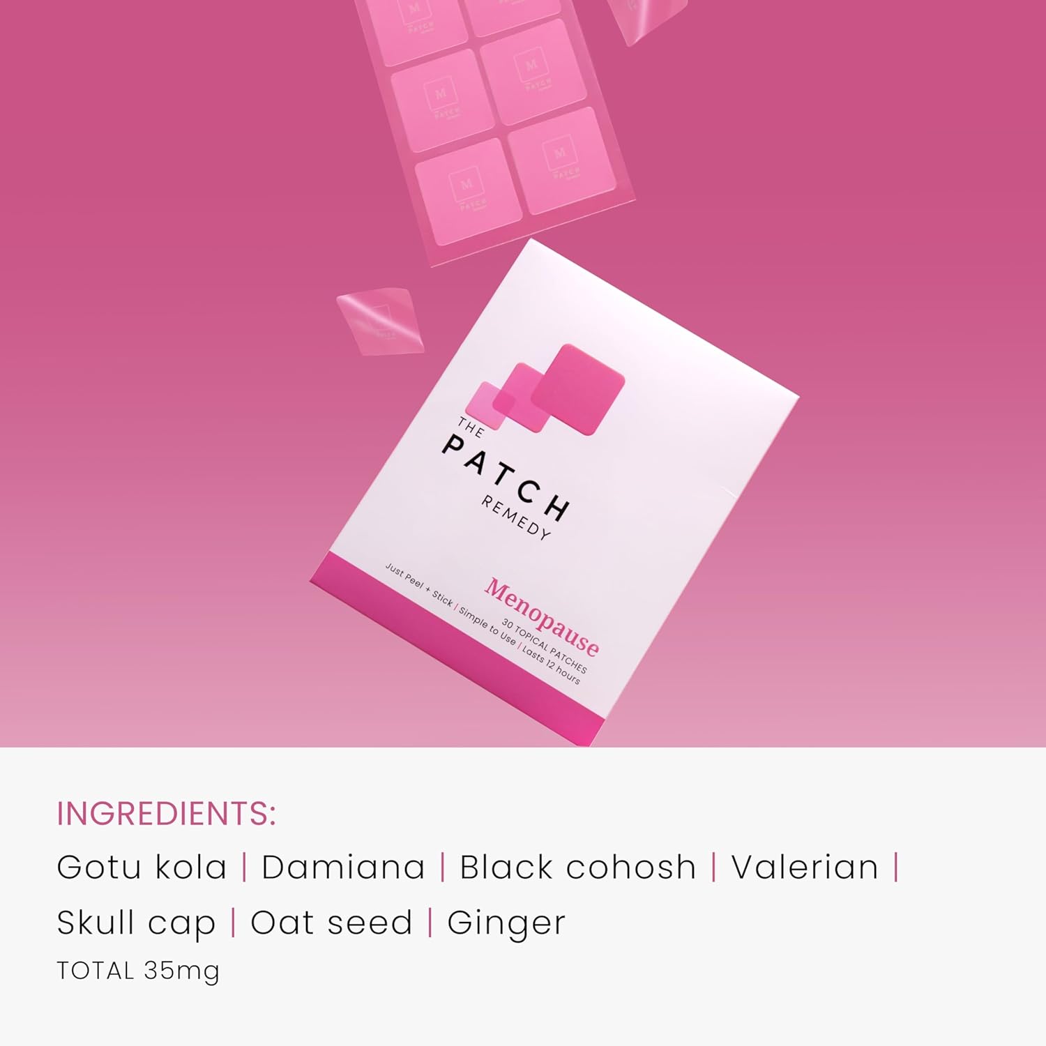The Patch Remedy Menopause Patch | Black Cohosh, Damiana, Valerian, Ginger | 30 Patches - Image 4