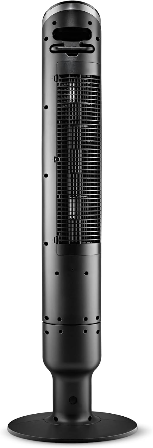 Lasko Apex Tower Fans Oscillating Quiet 42" - 29 ft/s Airflow, 28 dB, 90° Oscillation, 12H Timer, Air Filter for Hair & Dust, Remote, Black, Floor Fans for Home Bedroom, RST200 - Image 11