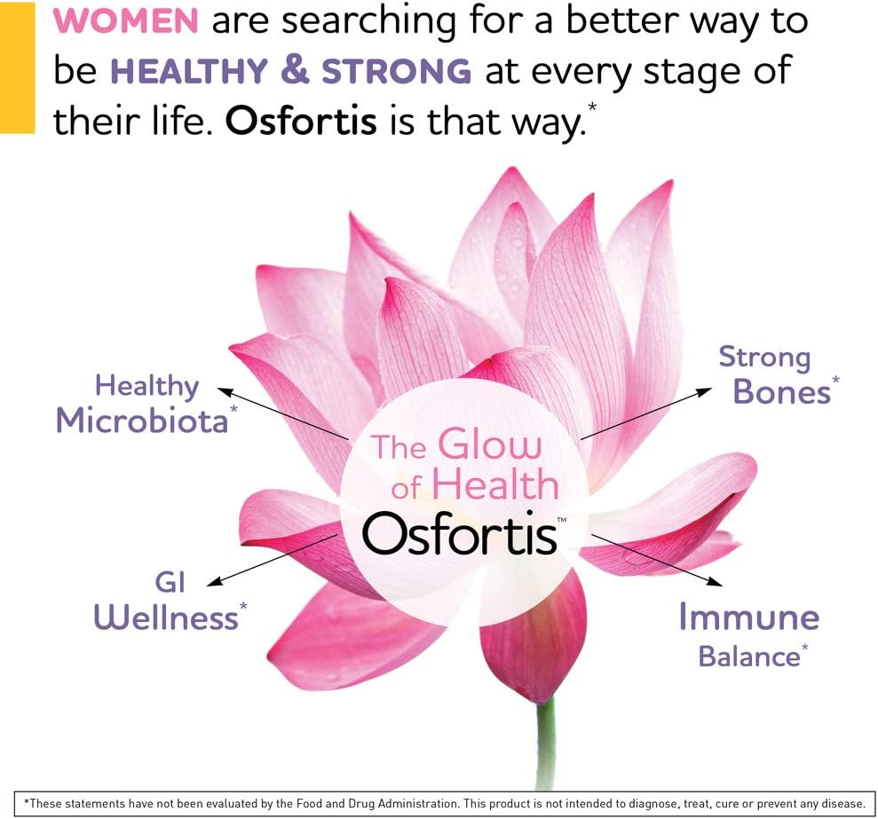 BioGaia Osfortis, Women’s Probiotic for Strong Bones, Immune Balance & GI Wellness, Contains L. reuteri 6475, 60 Capsules, 1 Pack - Image 3