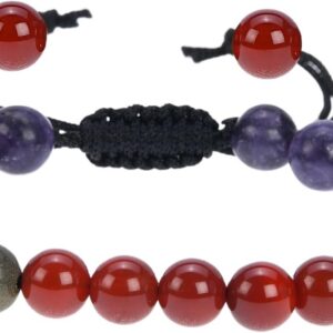 ANAYA AGATE Healing Crystals for Anxiety & Stress – Natural Stone Bracelet for Men & Women – Calming Gift