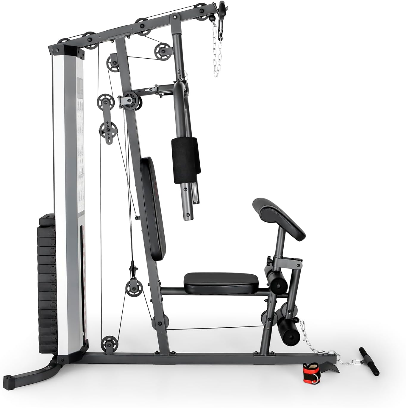 Marcy Multifunctional Workout Station 100lbs to 200lbs Stack Home Gym for Weightlifting and Bodybuilding - Image 6