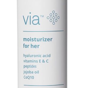 Via by Solv Wellness Vaginal Moisturizer Cream for Women, Non-Hormonal, Water-Based, Made with Hyaluronic Acid, Vitamins, Peptides, Jojoba Oil, 30 ml