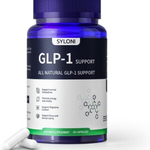 GLP-1 Supplement Reduce Appetite for Women & Men, Natural Supports Metabolism, Weight Management, Energy, Focus & Vitality, 60 Capsules with Vitamin C, Berberine & Green Tea Extract