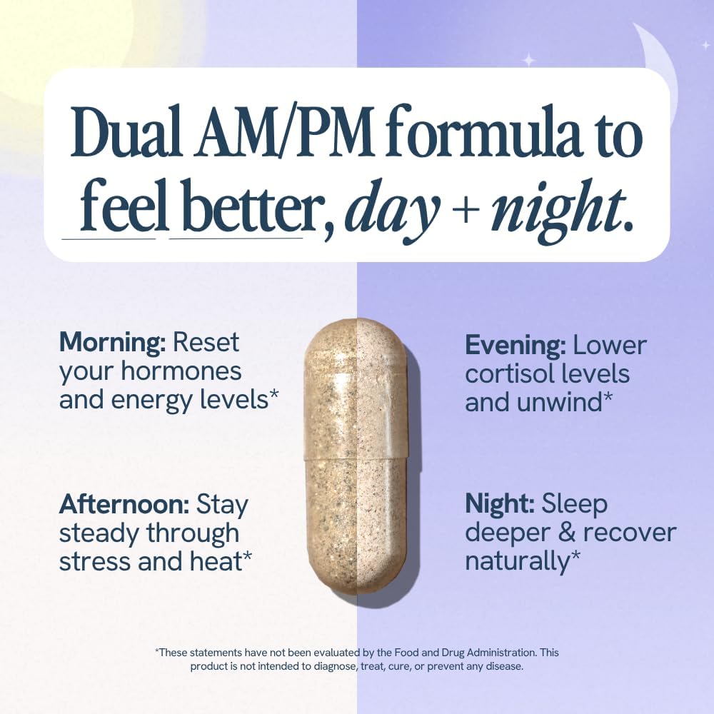 Happy V Menopause Relief Supplement for Women – Hormone Balance, Hot Flash & Night Sweat Support, Mood & Energy Booster, Vaginal Wellness, Perimenopause & Postmenopause Support – 60 Vegan Capsules - Image 6