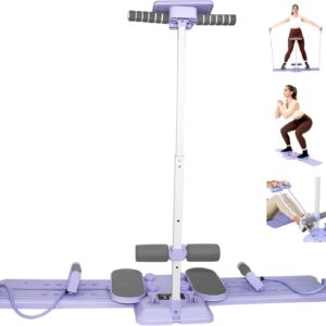 KESHWELL Ab Machine,Thigh Leg Exerciser,Sit Up Exercise Equipment for Man & Women,Pelvic Floor Exercise Devices for Home,Multifunctional Workout Equipment with Resistance Bands for Weight Loss