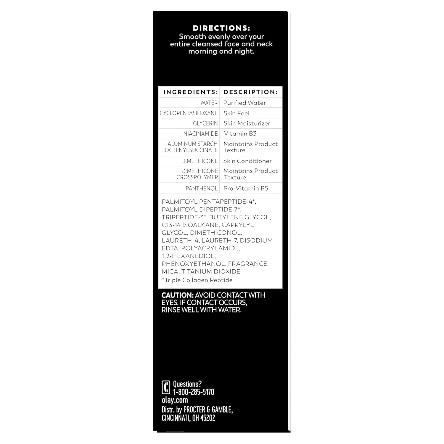 Olay Regenerist Micro-Sculpting Serum, Face Serum for Women, Fragrance-Free, Anti-Aging, Anti-Wrinkle, Firming Skin Care - Triple Collagen Cream, Peptide, Niacinamide, 1.7 Oz - Image 8