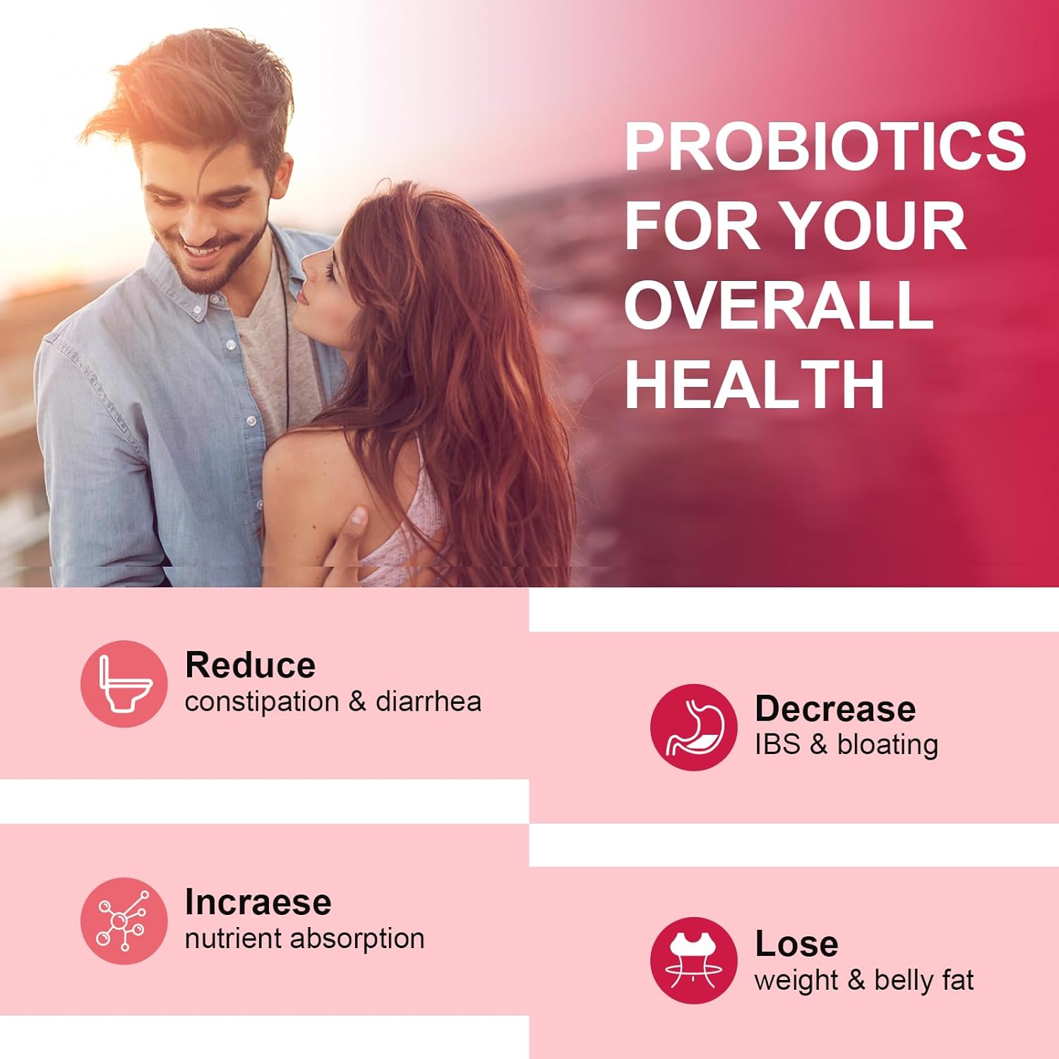 CANLIST Women's Probiotics 120 Billion CFUs 18 Strains 3 Prebiotics & Digestive Enzymes Contains Organic Prebiotic Cranberry Women's Health Digestive & Immune Support Non-GMO, 60 Capsules - Image 6