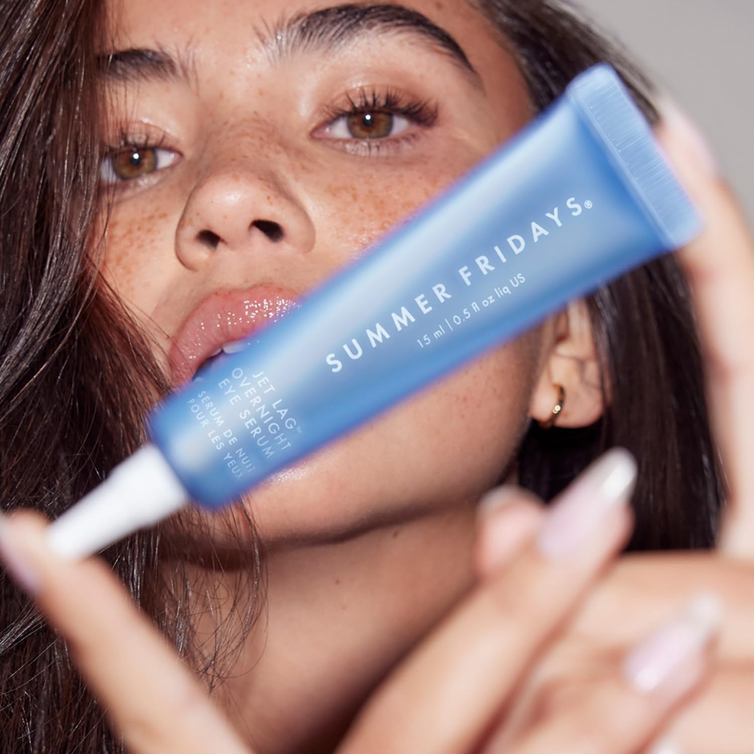 Summer Fridays Jet Lag Overnight Eye Serum - Nourishing Undereye Treatment for Dark Circles - Helps to Hydrate, Smooth, Firm & Depuff - Enriched with Glycerin to Lock in Moisture (0.5 Fl Oz) - Image 9