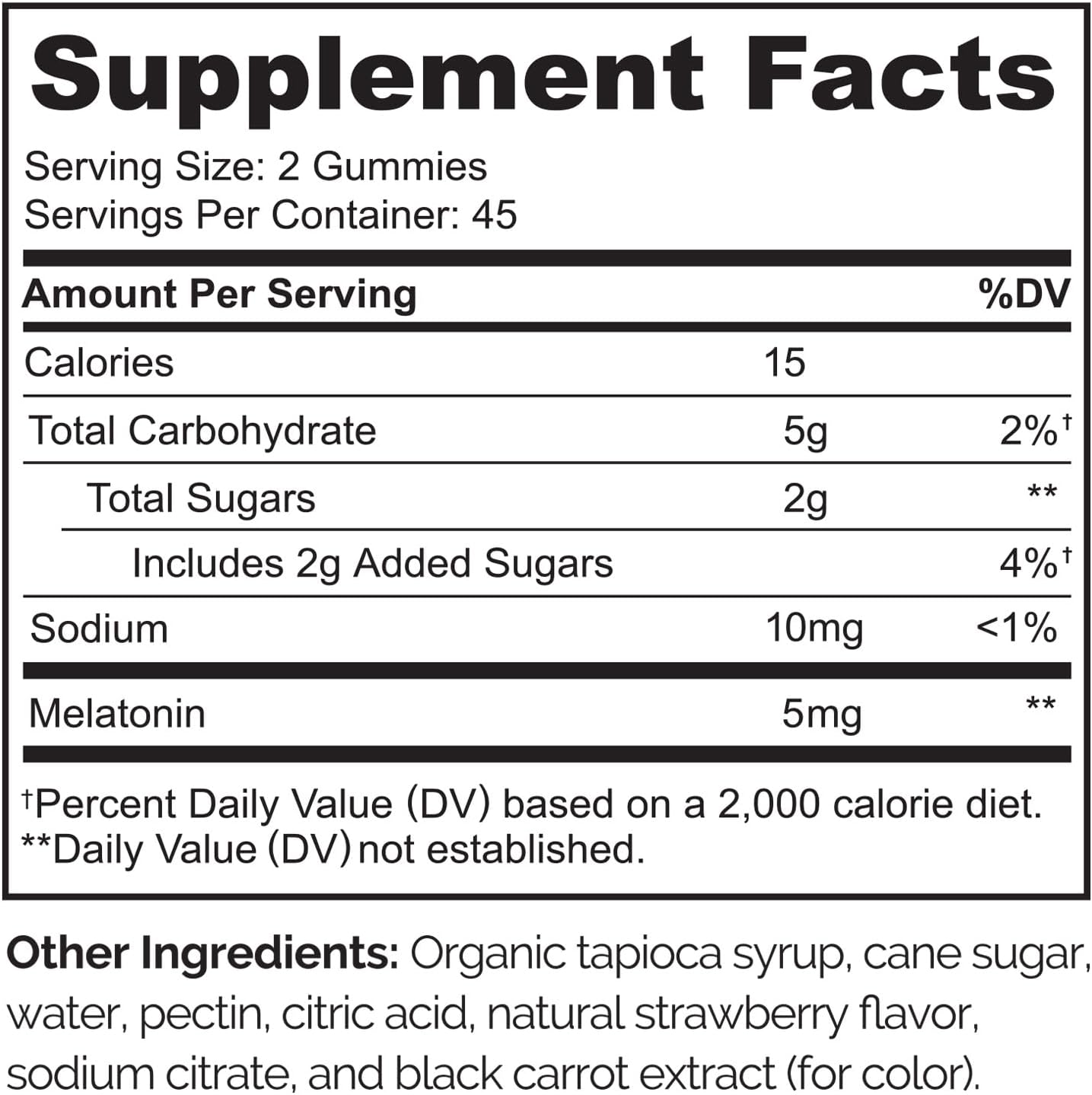 NATURELO Melatonin Gummies – Non-GMO, Gluten-Free, Soy Free - Strawberry Flavor - Gentle Sleep Supplement - 90 Vegetarian Gummies - Image 3