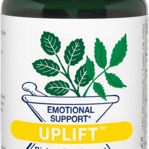 Vitanica Uplift, Mood and Emotional Support, Vegan/Vegetarian, 60 Capsules