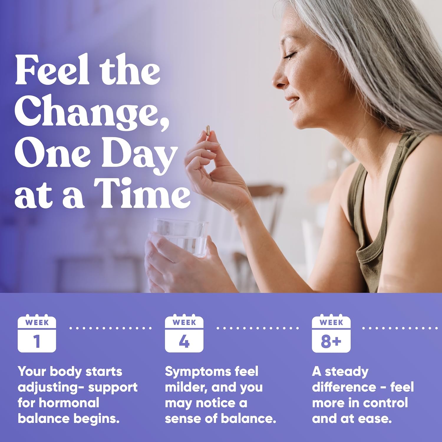 Eu Natural Staying Cool Menopause Supplements for Women - Hormonal Hot Flash Relief, Weight Support, & Night Sweats - Vitex Chaste Tree & Black Cohosh - 60 Vegetarian Soft Capsules - Image 5