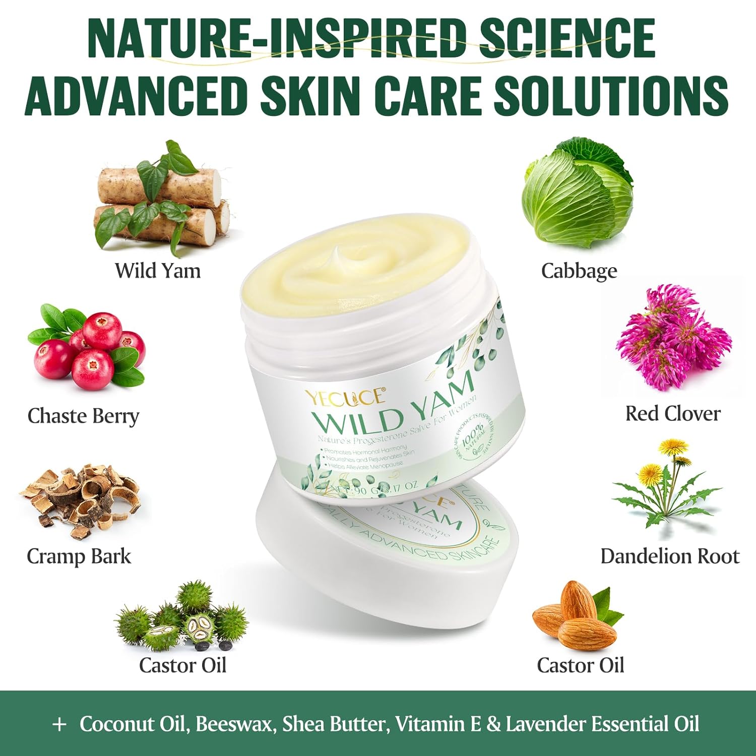 Xaarty Wild Yam Cream for Hormone Balance, Natural Skincare Products, Alleviate Menstrual Discomfort, Rich In Vitamins, Nourish The Skin, Alleviate Menopause-Related Issues In Women, 3.17 Oz - Image 6