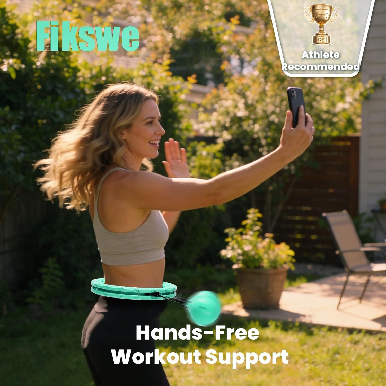 Weighted Hula Infinity Circle Hoops for Weight Loss, Infinity Fitness Hoop Plus Size for Women, Adjustable 30-Link Smart Exercise Circle for Home Workout Abs & Waist Training - Image 6