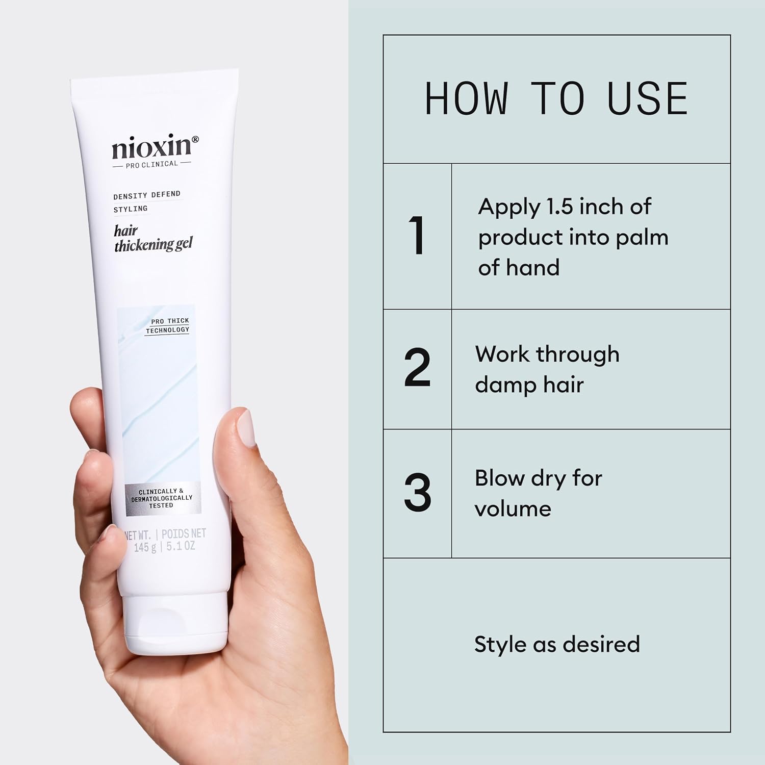 Nioxin Density Defend Hair Thickening Gel | For Volumizing and Fuller Hair| No Stickiness or Stiffness | 5.1 Fl Oz - Image 4
