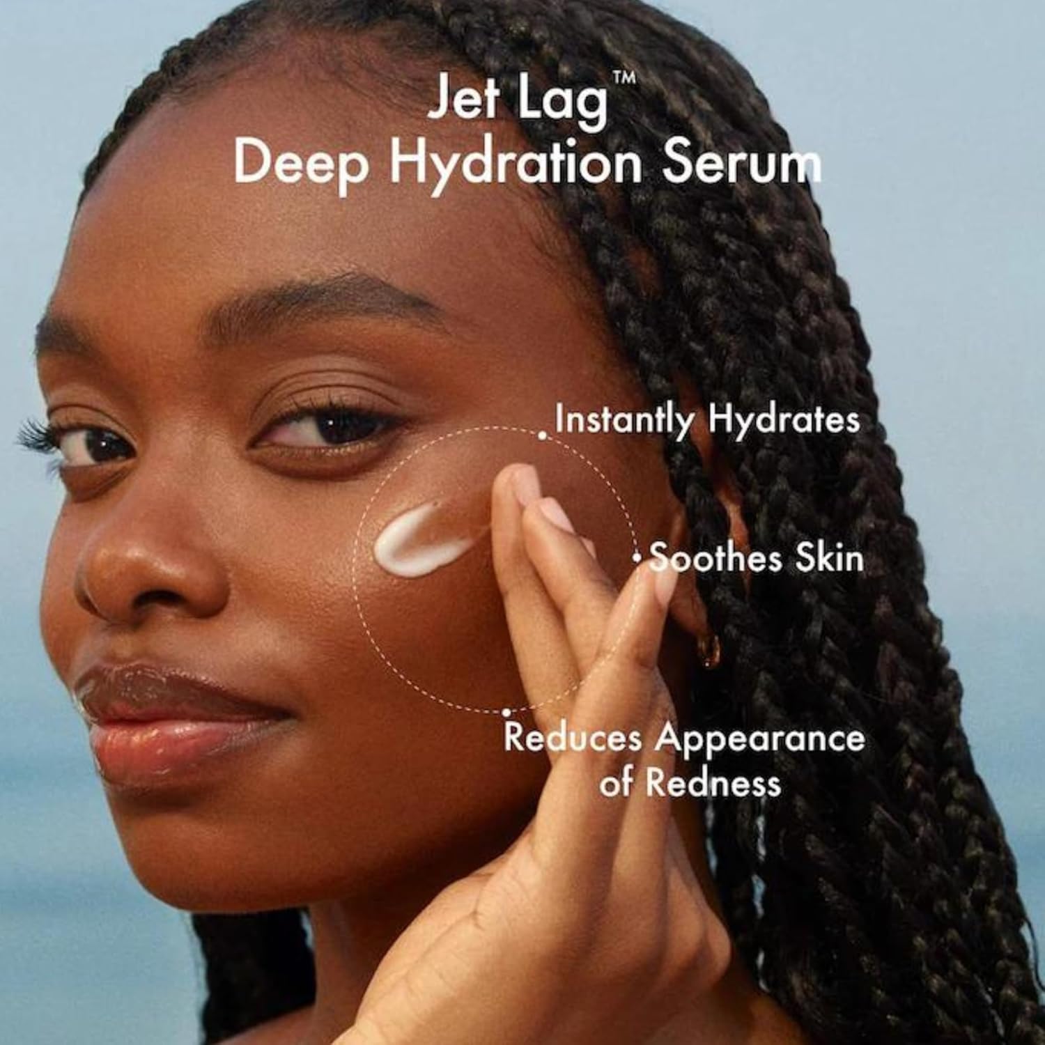 Summer Fridays Jet Lag Deep Hydration Serum - Hydrating Face Serum for Dry Skin with Glycerin & Squalane - Helps Soothe Skin, Improves Skin Barrier & the Appearance of Fine Lines & Wrinkles (1 Oz) - Image 3