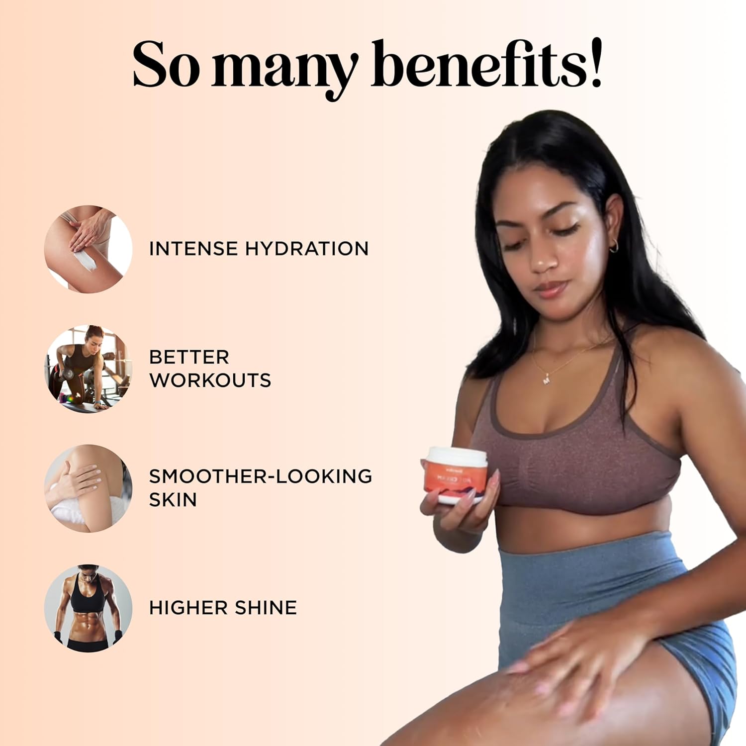 Hot Firming Lotion Sweat Enhancer - Skin Tightening Cream for Stomach Fat and Cellulite - Sweat Cream for Better Workout Results - Long Lasting Moisturizing Pre and Post Workout Massage Lotion - Image 4