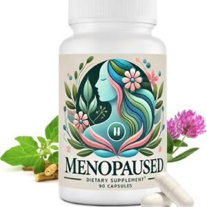 Menopause Supplements for Women -Women Multivitamin for Wellness & Vitality -Herbal Support for Hormone Balance & Emotional Comfort -Ideal for Hot Flash & Night Sweat -90 Capsule