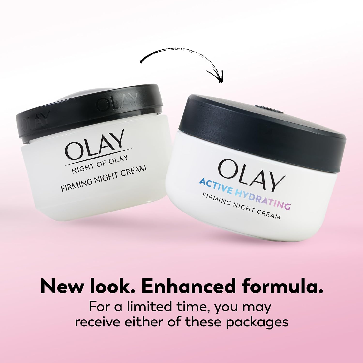 Olay Firming Night Cream (Pack of 3) – Hydrating Anti-Aging Moisturizer for Smoother, Firmer Skin (1.9 oz) - Image 2