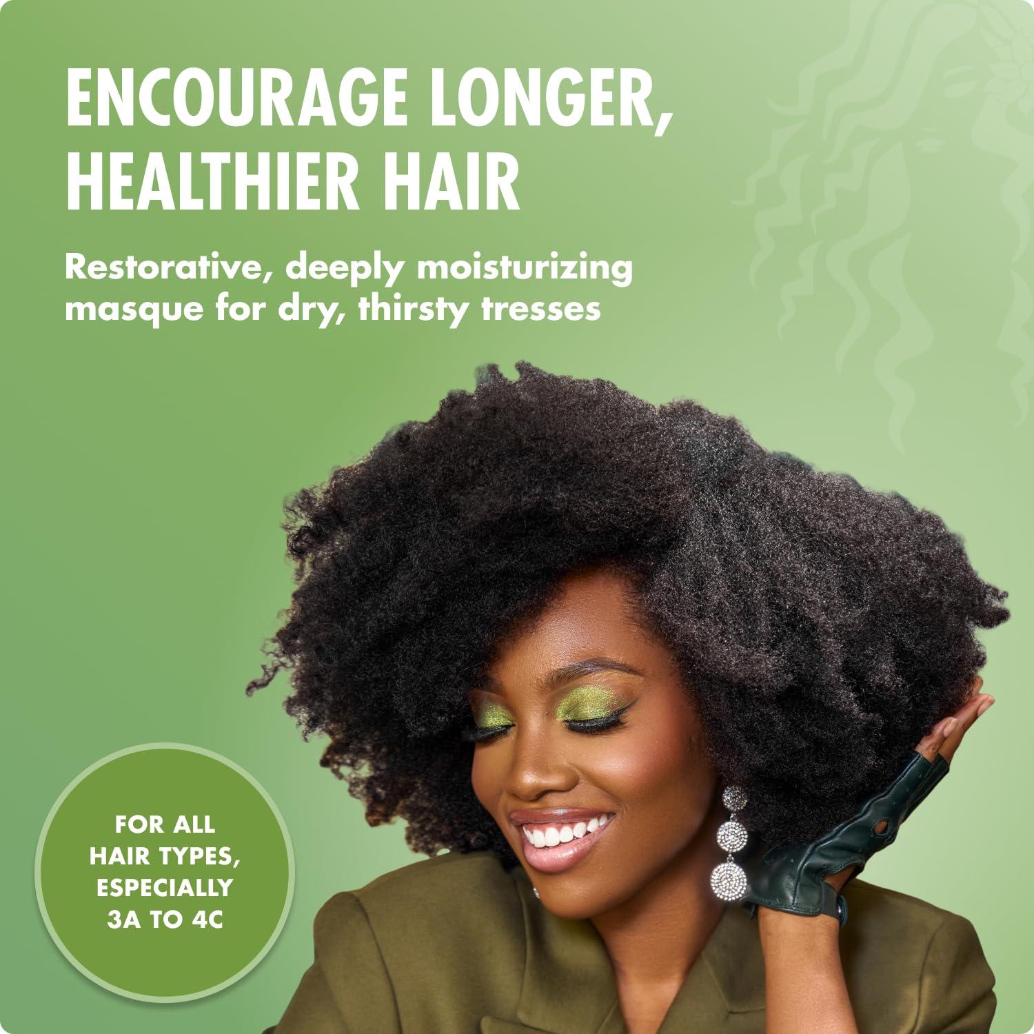 Mielle Organics Rosemary Mint Strengthening Hair Mask, Deep Conditioning Treatment Enriched with Biotin, Honey & Coconut Oil - Helps Encourage Longer, Healthier Strands, 12 Ounce - Image 3