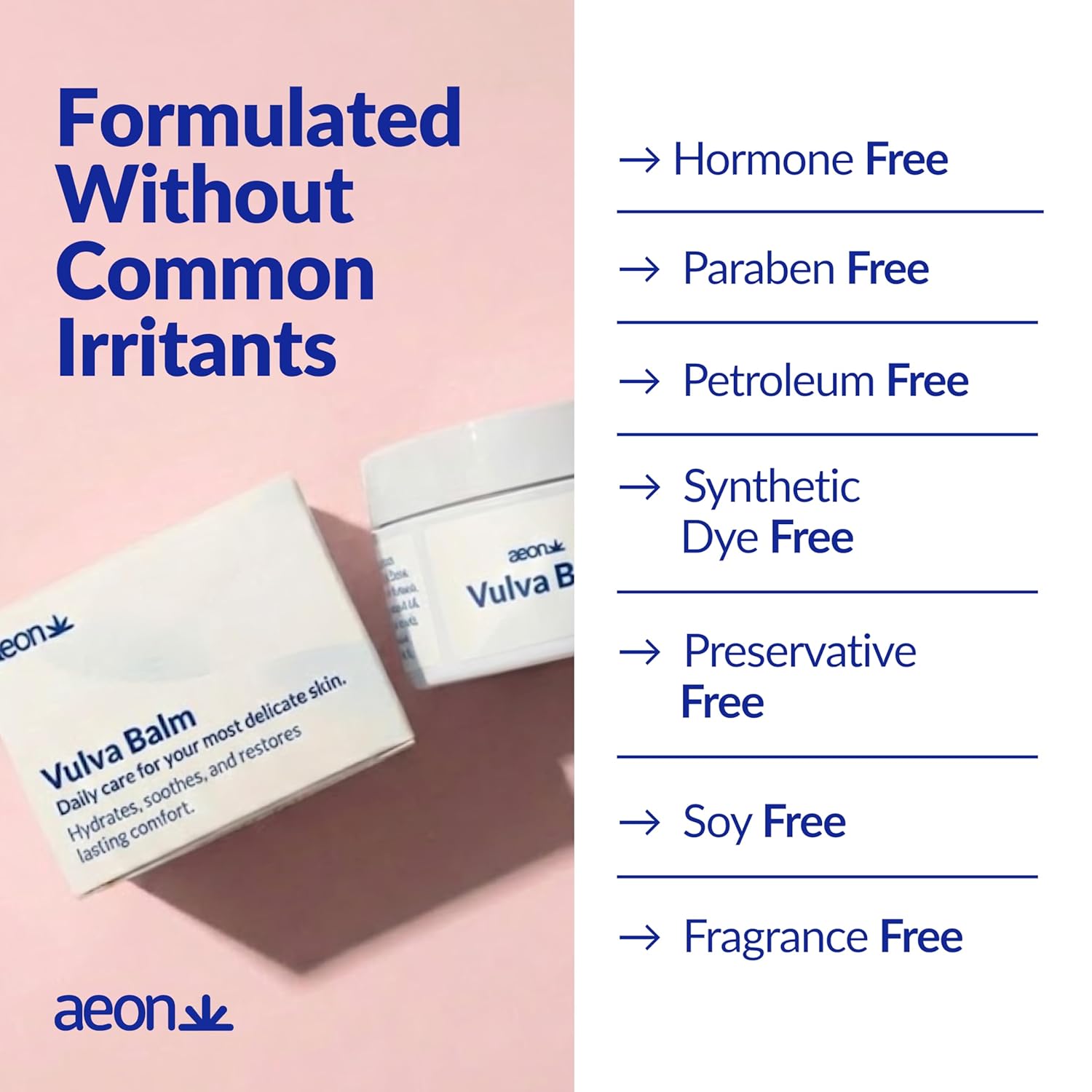 Aeon Vulva Balm – Organic External Vulvar Moisturizer for Daily Comfort & Dry, Sensitive Skin – Organic Argan & Coconut, Jojoba, Olive, Avocado Oils + Beeswax – Hormone Free, Fragrance Free - Image 5