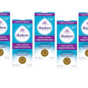 Replens Long-Lasting Vaginal Moisturizer - 14 ct, Pack of 5