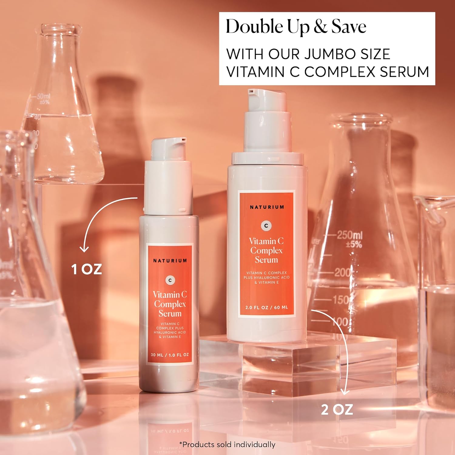 Naturium Vitamin C Complex Face Serum, Anti-Aging Facial Treatment with Hyaluronic Acid & Vitamin E, 1 oz - Image 4
